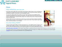 Tablet Screenshot of eastgosfordyogapilates.com.au